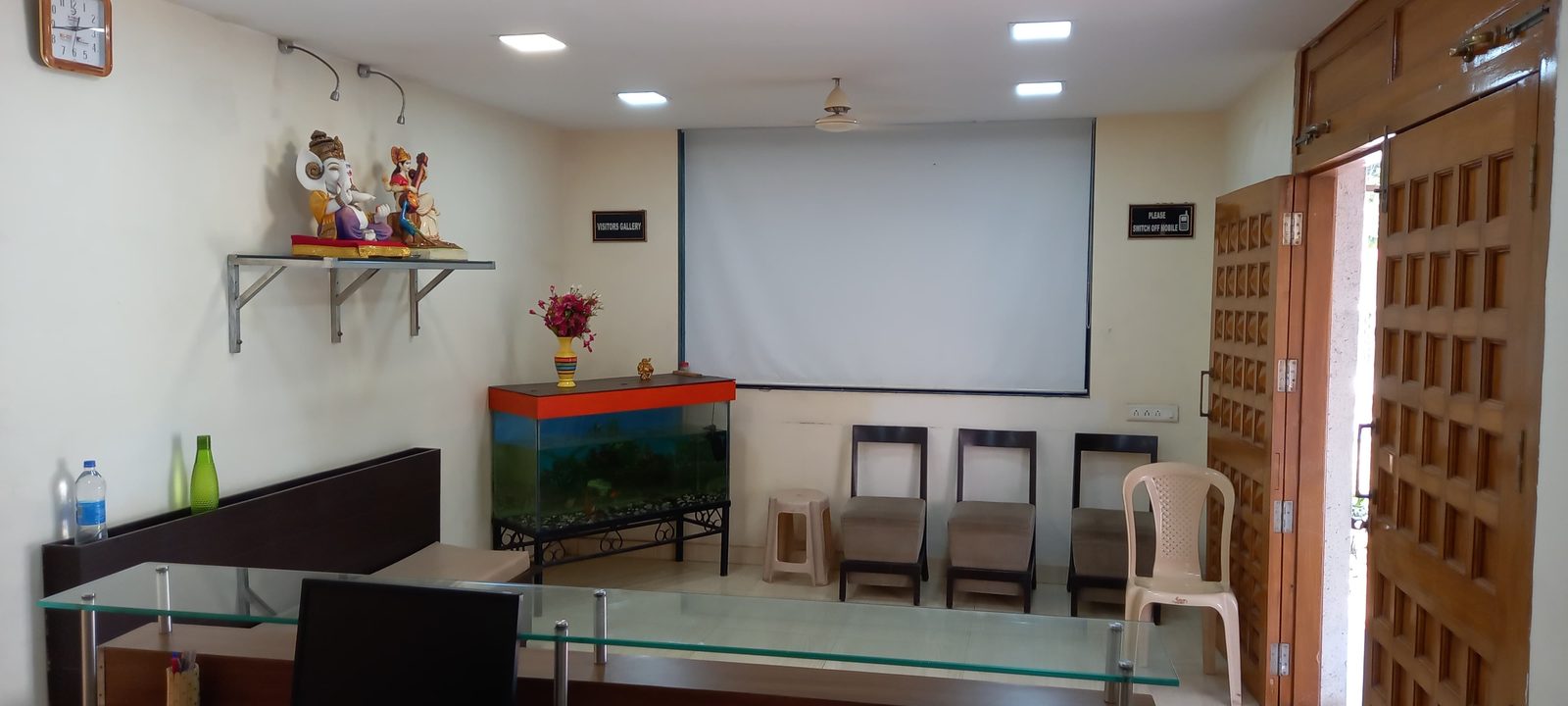 Reception and visitors area at the MHWS Borivali campus
