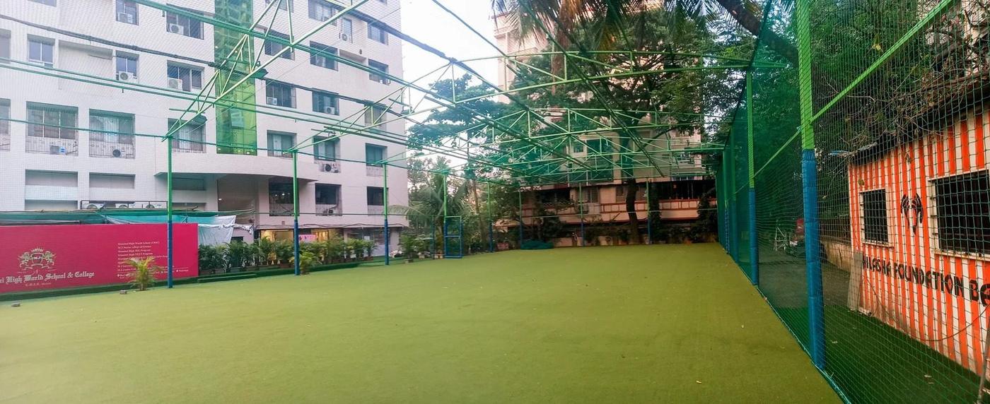 Covered artificial turf sports ground at the MHWS campus